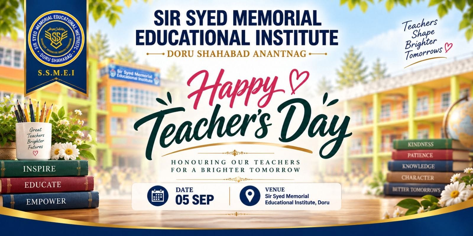Sir Syed Memorial Educational Institute Celebrates Teachers’ Day with Grandeur and Gratitude